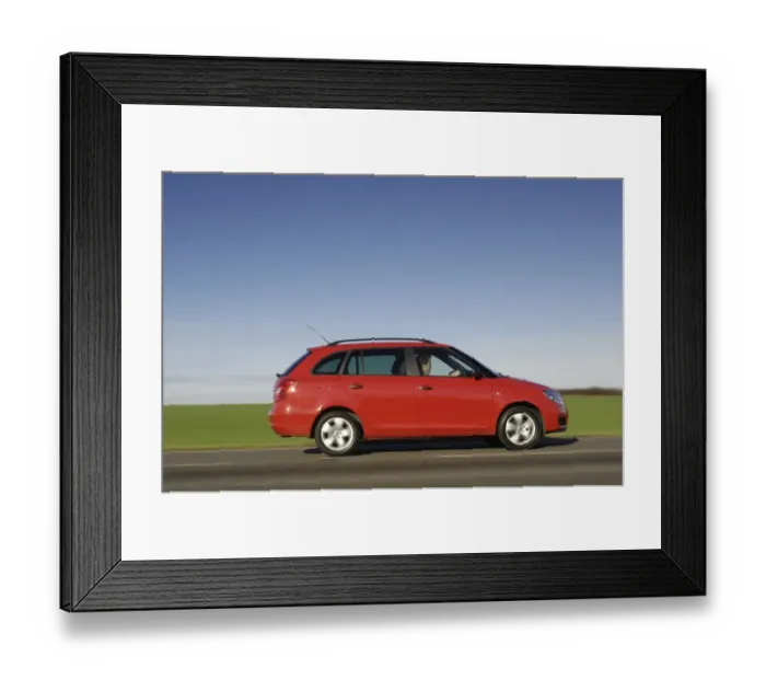 Framed Print : Skoda fabia estate