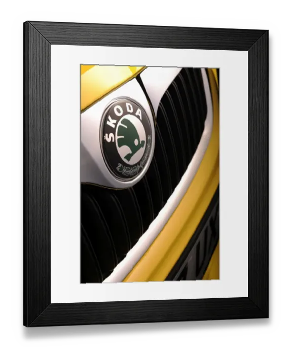 Framed Print : SKODA Fabia 2007