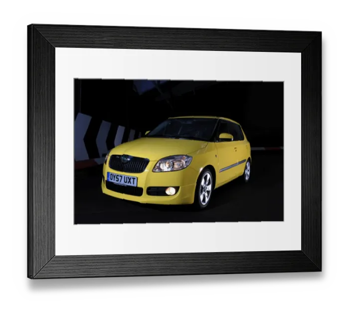 Framed Print : SKODA Fabia 2007 Framed Print : SKODA Fabia 2007