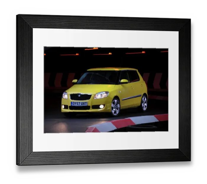 Framed Print : SKODA Fabia 2007
