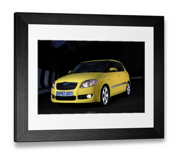 Framed Print : SKODA Fabia 2007