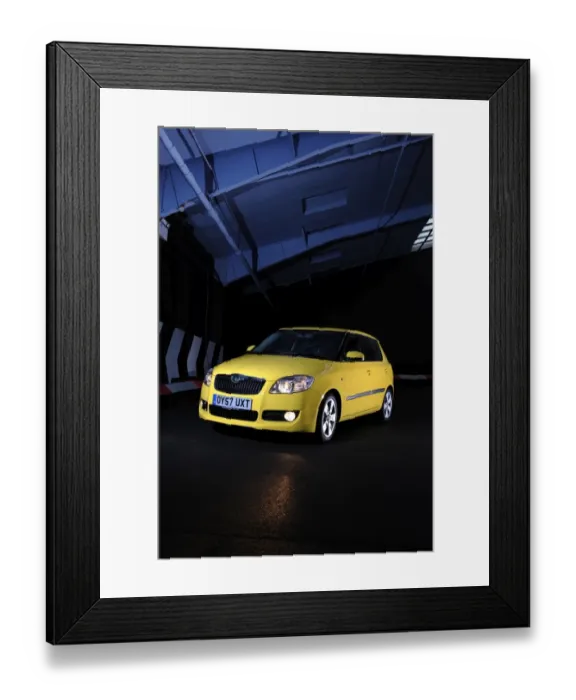 Framed Print : SKODA Fabia 2007