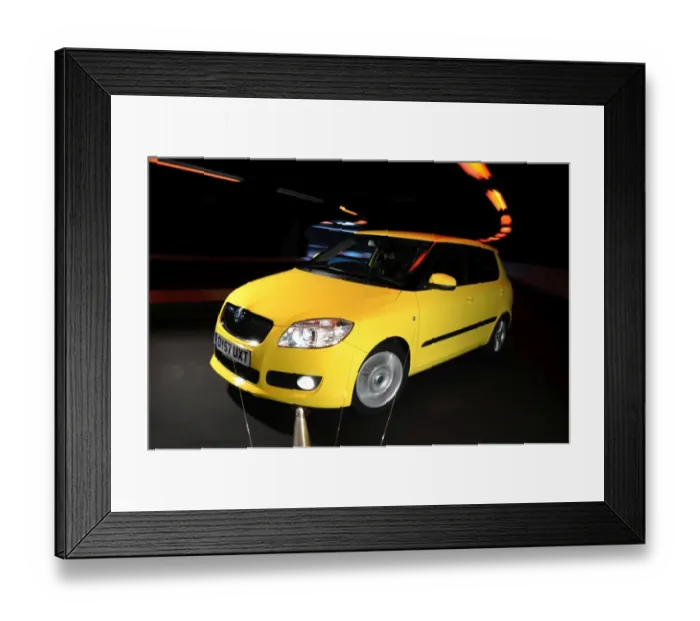 Framed Print : SKODA Fabia 2007