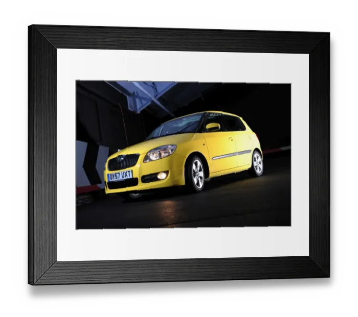 Framed Print : SKODA Fabia 2007 Framed Print : SKODA Fabia 2007