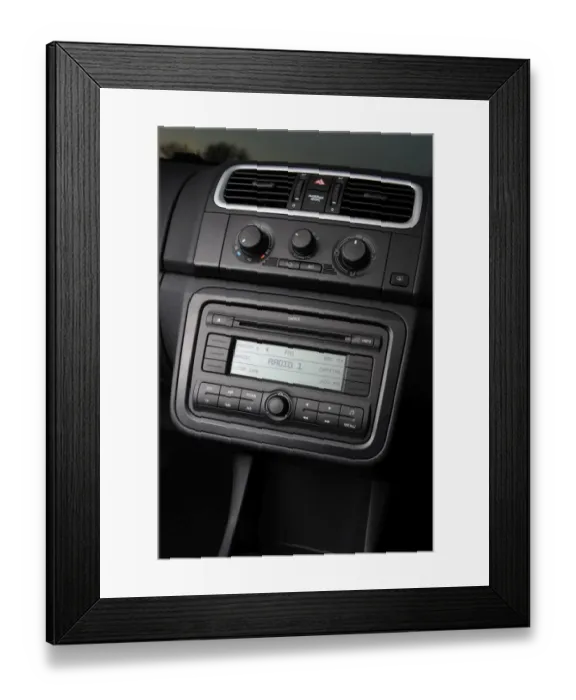 Framed Print : SKODA Fabia 2007 Framed Print : SKODA Fabia 2007