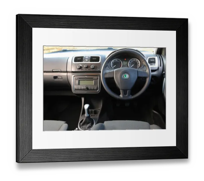 Framed Print : SKODA Fabia 2007 Framed Print : SKODA Fabia 2007