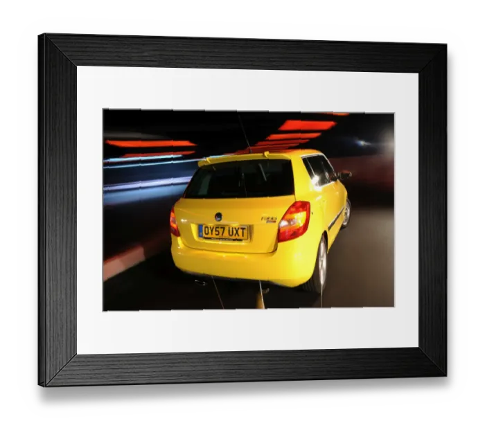 Framed Print : SKODA Fabia 2007
