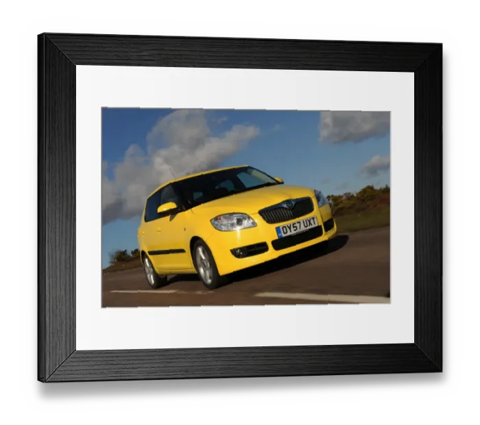 Framed Print : SKODA Fabia 2007