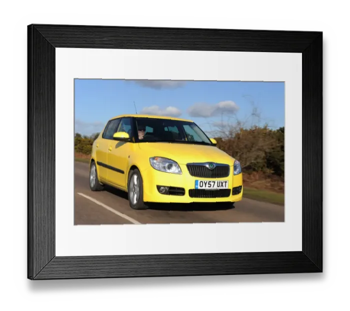 Framed Print : SKODA Fabia 2007 Framed Print : SKODA Fabia 2007
