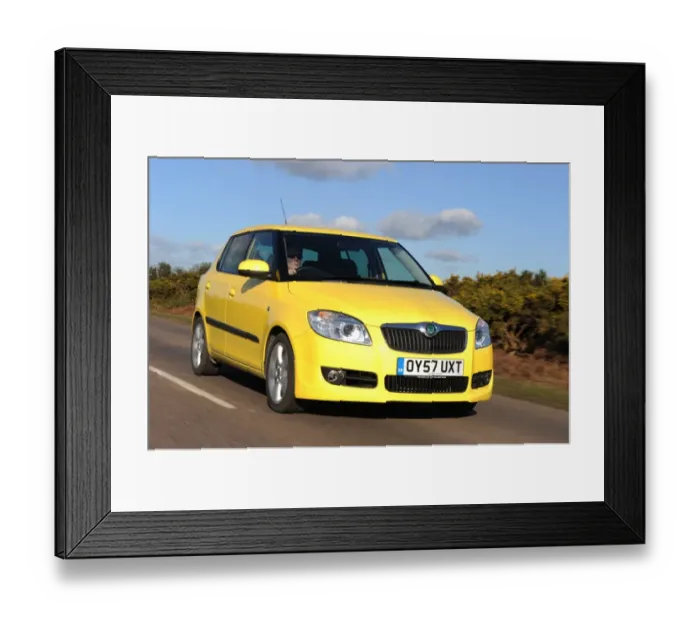Framed Print : SKODA Fabia 2007 Framed Print : SKODA Fabia 2007