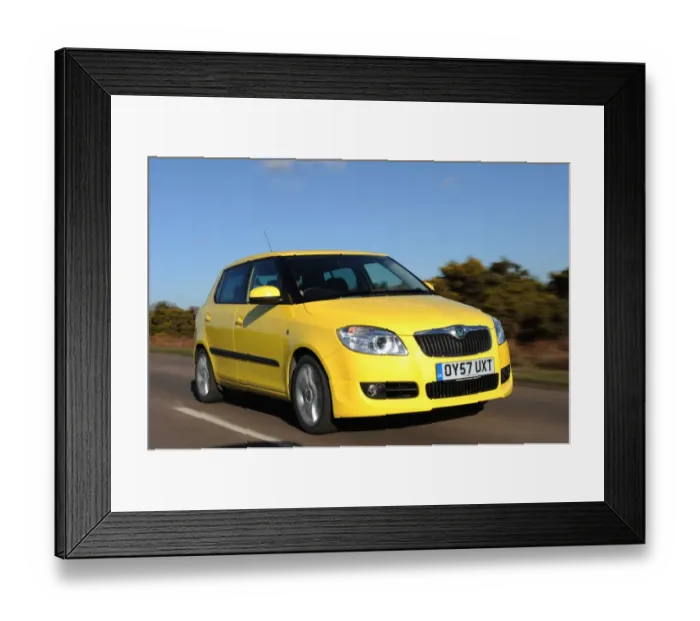 Framed Print : SKODA Fabia 2007