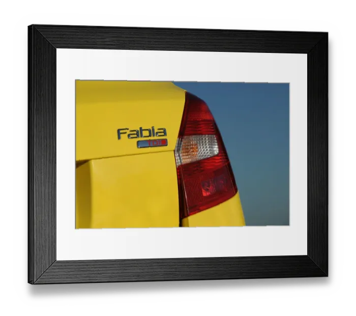 Framed Print : SKODA Fabia 2007 Framed Print : SKODA Fabia 2007
