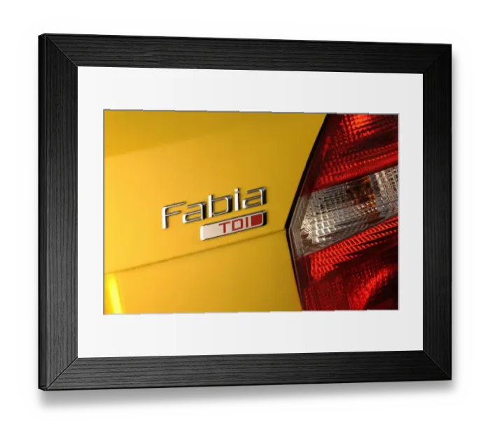 Framed Print : SKODA Fabia 2007 Framed Print : SKODA Fabia 2007