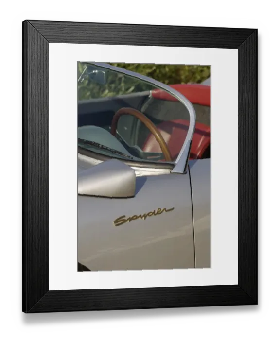 Framed Print : 1956 Porsche spyder