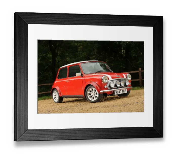 Framed Print : Rover Mini Cooper