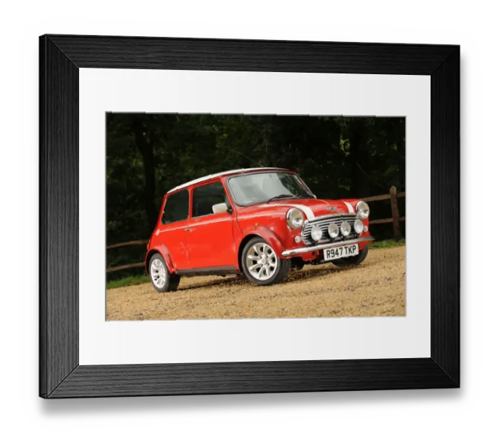 Framed Print : Rover Mini Cooper