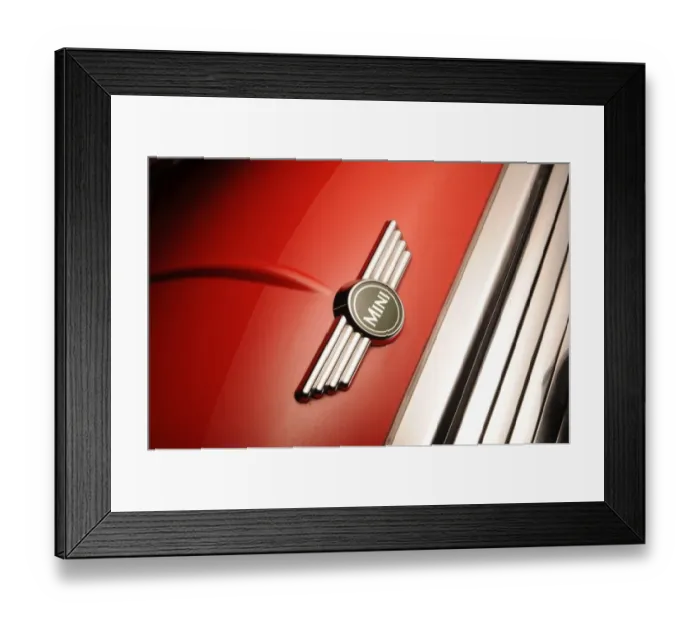 Framed Print : Rover Mini Cooper