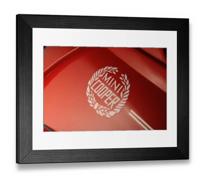 Framed Print : Rover Mini Cooper
