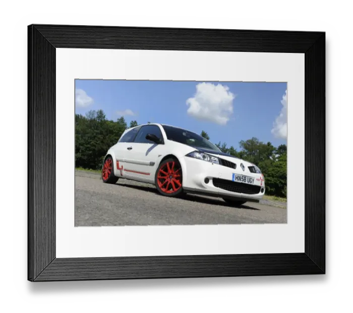 Framed Print : Renault Megane Framed Print : Renault Megane