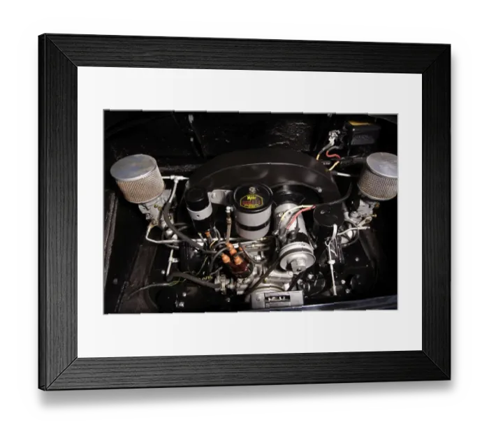 Framed Print : 1956 Porsche spyder