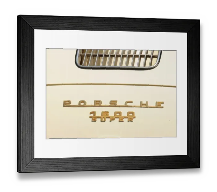 Framed Print : Porsche 356 1600