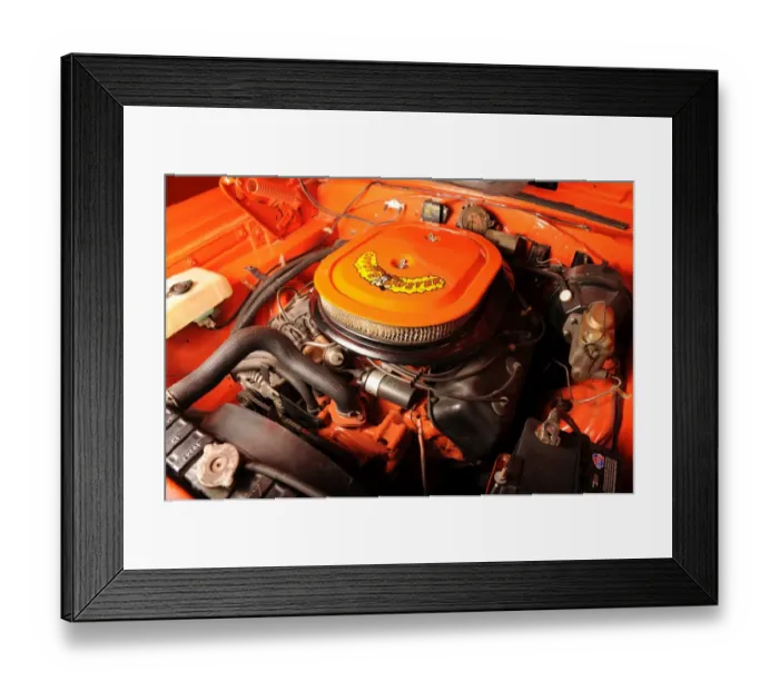 Framed Print : Plymouth hemi roadrunner