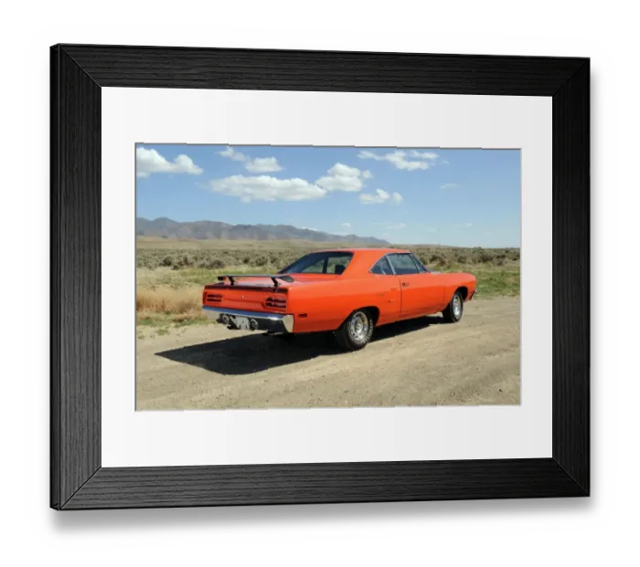 Framed Print : Plymouth hemi roadrunner