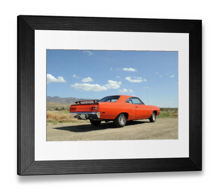 Framed Print : Plymouth hemi roadrunner