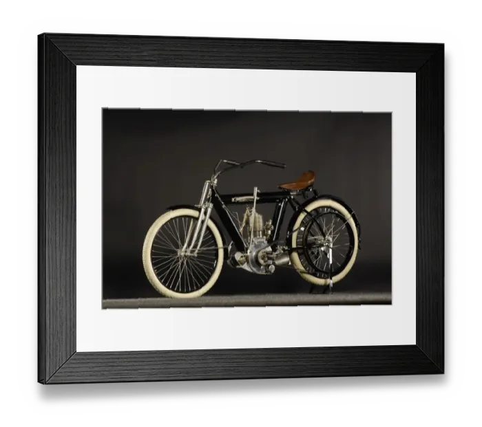 Framed Print : Pierce Arrow single 1911 motorbike Framed Print : Pierce Arrow single 1911 motorbike