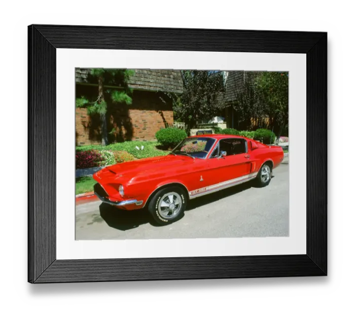 Framed Print : 1969 Ford Mustang Shelby