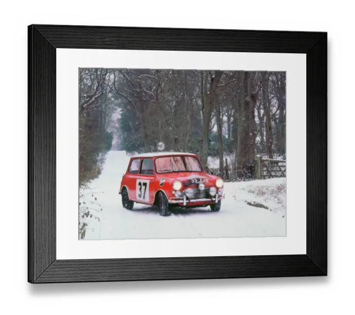 Framed Print : 1964 Mini Cooper S