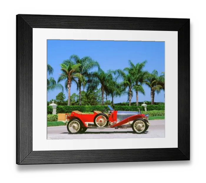 Framed Print : 1912 Rolls Royce Silver