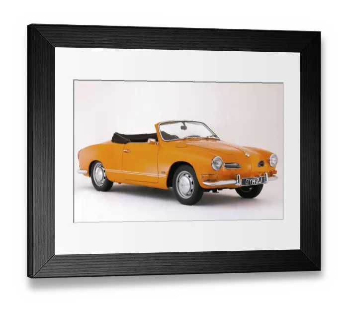Framed Print : 1971 Volkswagen Karmann