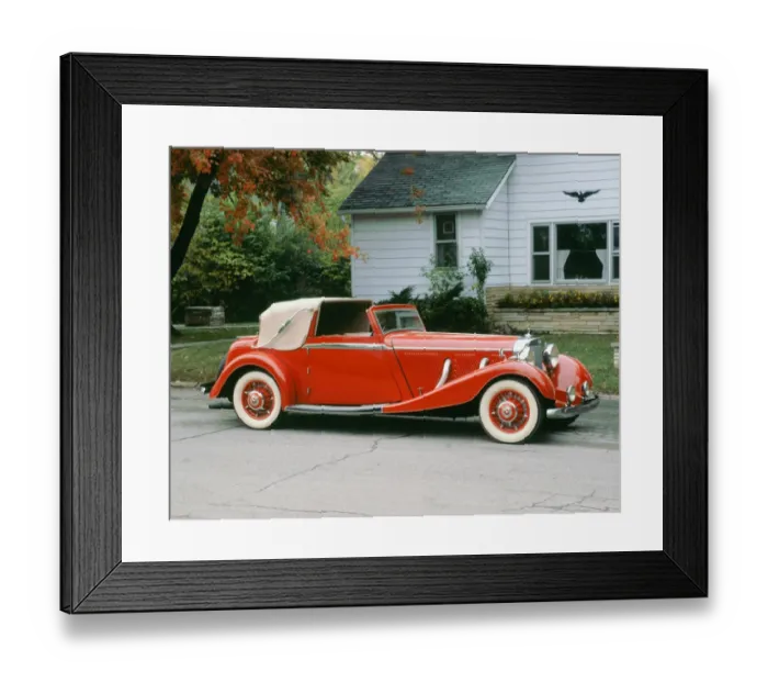 Framed Print : 1936 Mercedes Benz 500K Framed Print : 1936 Mercedes Benz 500K