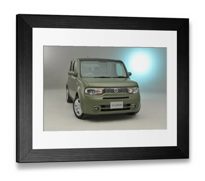 Framed Print : Nissan Cube 2008
