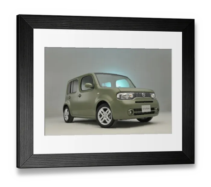 Framed Print : Nissan Cube 2008 Framed Print : Nissan Cube 2008