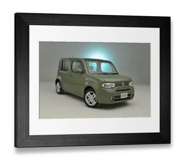 Framed Print : Nissan Cube 2008