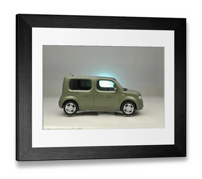 Framed Print : Nissan Cube 2008