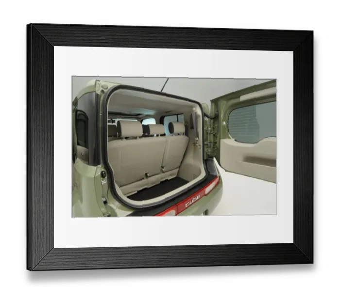 Framed Print : Nissan Cube 2008 Framed Print : Nissan Cube 2008
