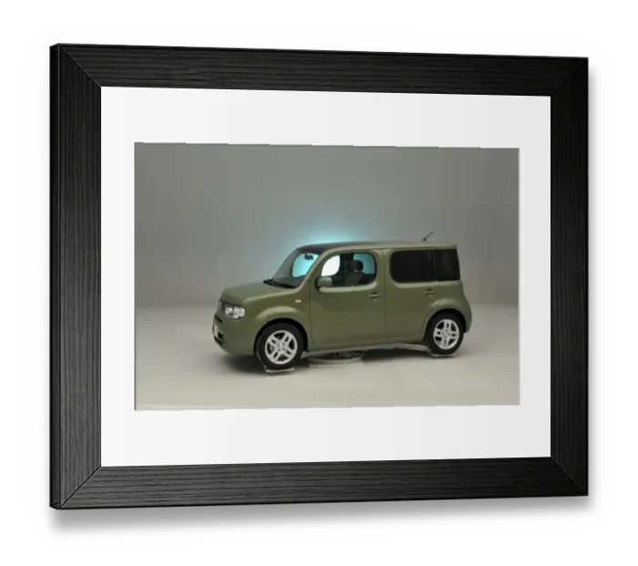 Framed Print : Nissan Cube 2008 Framed Print : Nissan Cube 2008