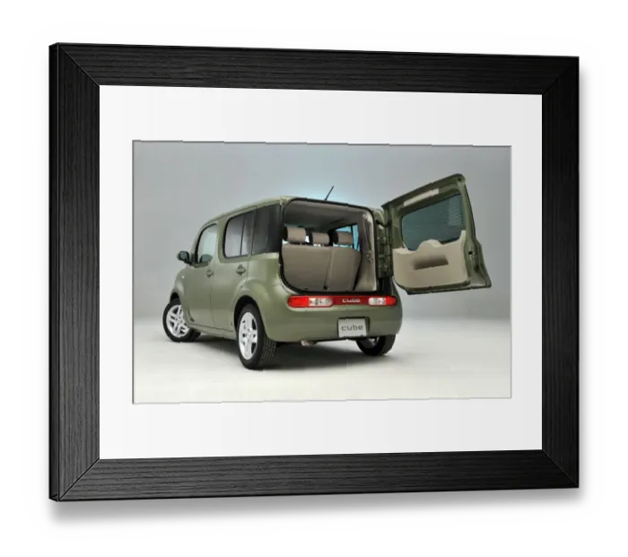 Framed Print : Nissan Cube 2008 Framed Print : Nissan Cube 2008