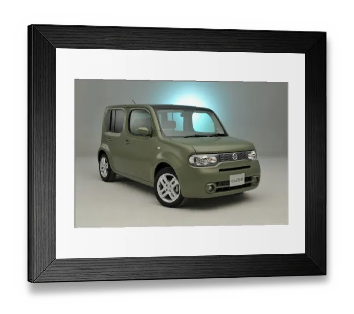 Framed Print : Nissan Cube 2008 Framed Print : Nissan Cube 2008