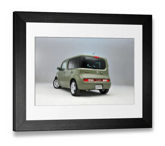 Framed Print : Nissan Cube 2008 Framed Print : Nissan Cube 2008