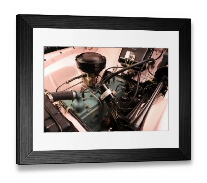 Framed Print : Nash rolltop convertible