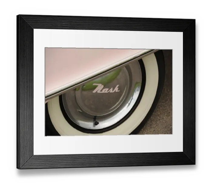 Framed Print : Nash rolltop convertible