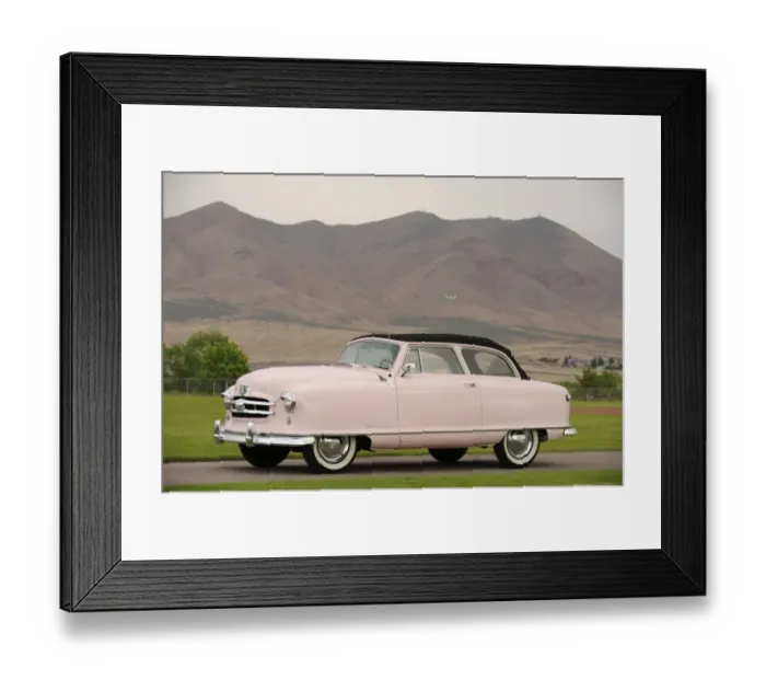 Framed Print : Nash rolltop convertible