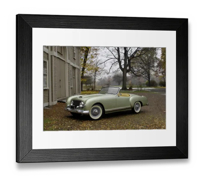 Framed Print : Nash Healey 1953