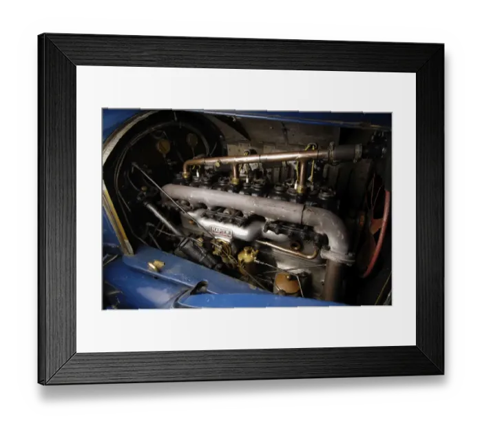 Framed Print : Napier open tourer 1913 engine Framed Print : Napier open tourer 1913 engine