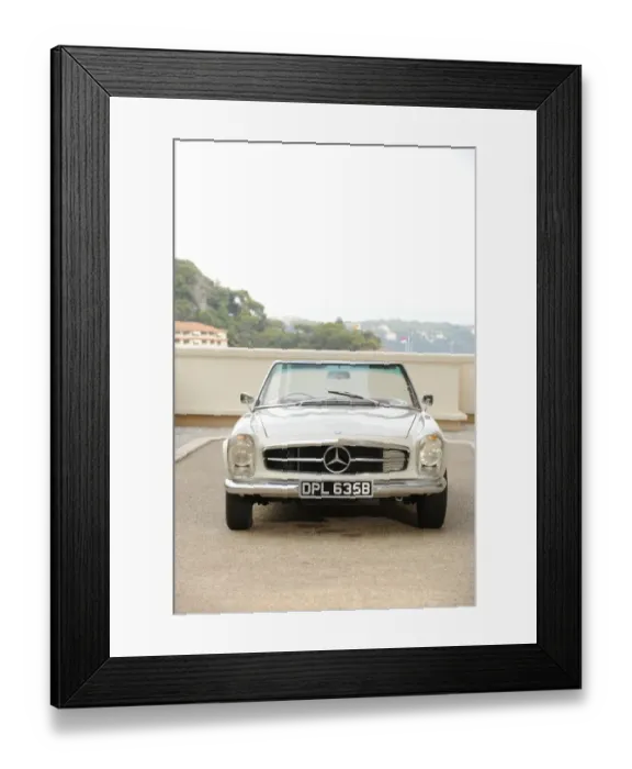 Framed Print : Mercedes Benz 230SL