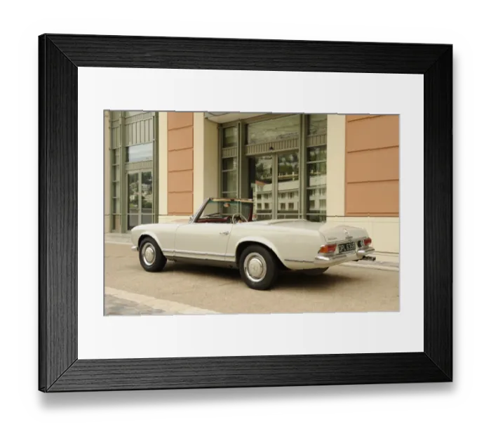 Framed Print : Mercedes Benz 230SL
